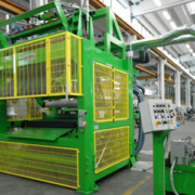 Roll up machine - glass wool