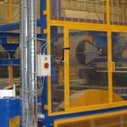 Heated roller - glass wool